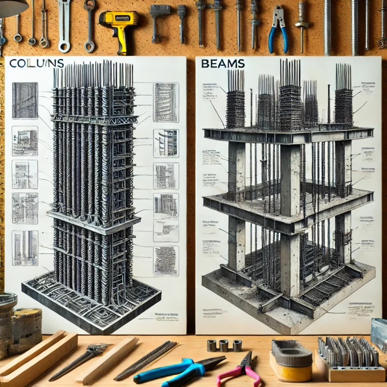 เหล็กปลอกเสา กับเหล็กปลอกคาน ทำหน้าที่ต่างกันอย่างไร