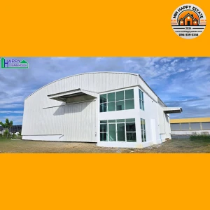 ผลงานโกดังสำเร็จรูป HW-HCC ขนาด 20x25x7 เมตร