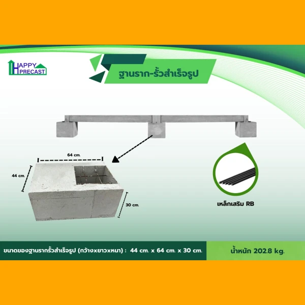 ฐานรากรั้วสำเร็จรูป